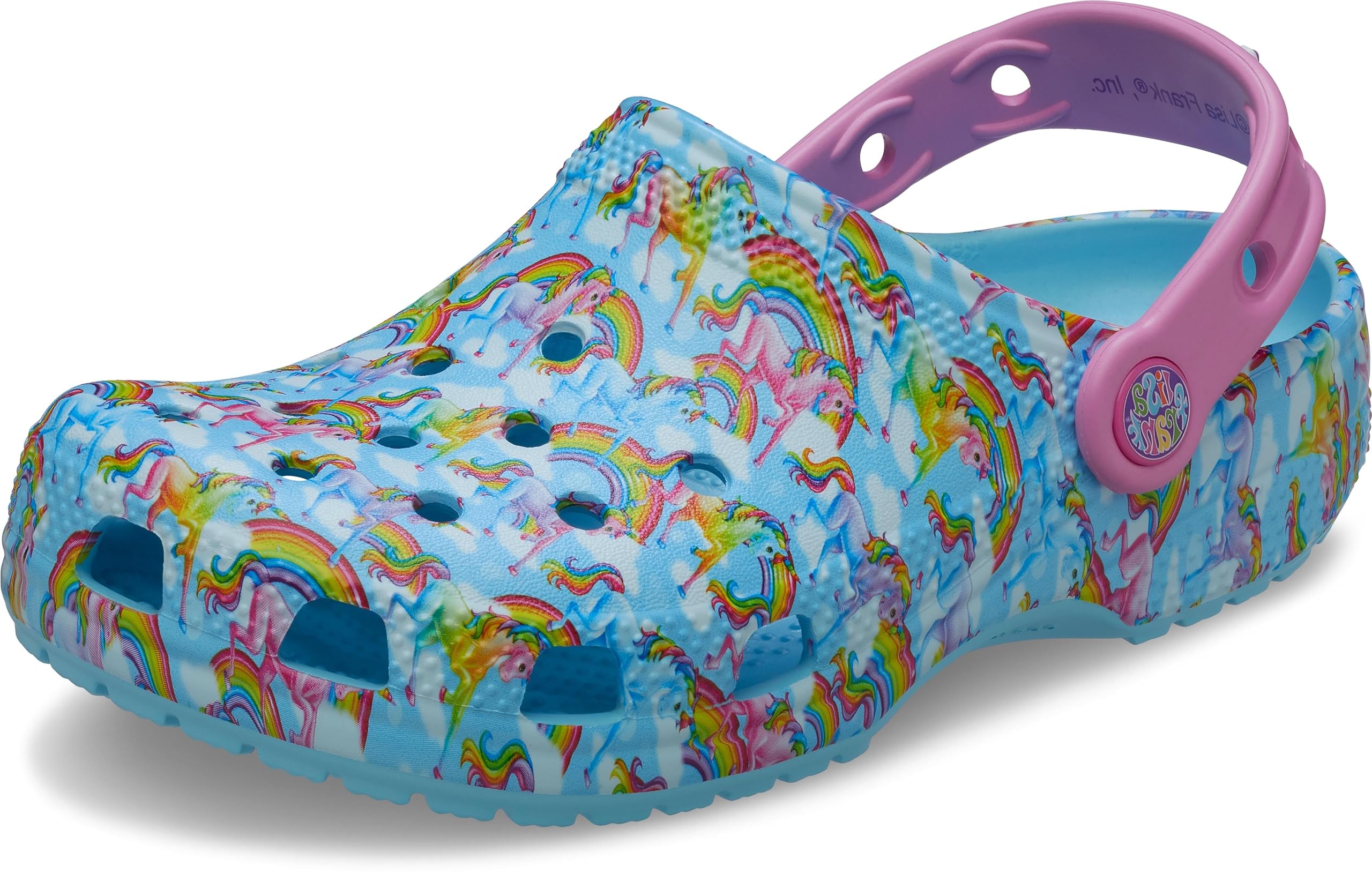 Crocs Unisex-Adult Classic Lisa Frank Clogs - Waterproof Comfort Slip-On Shoes for Women & Men - Perfect for Beach, Pool, Garden & Casual Wear