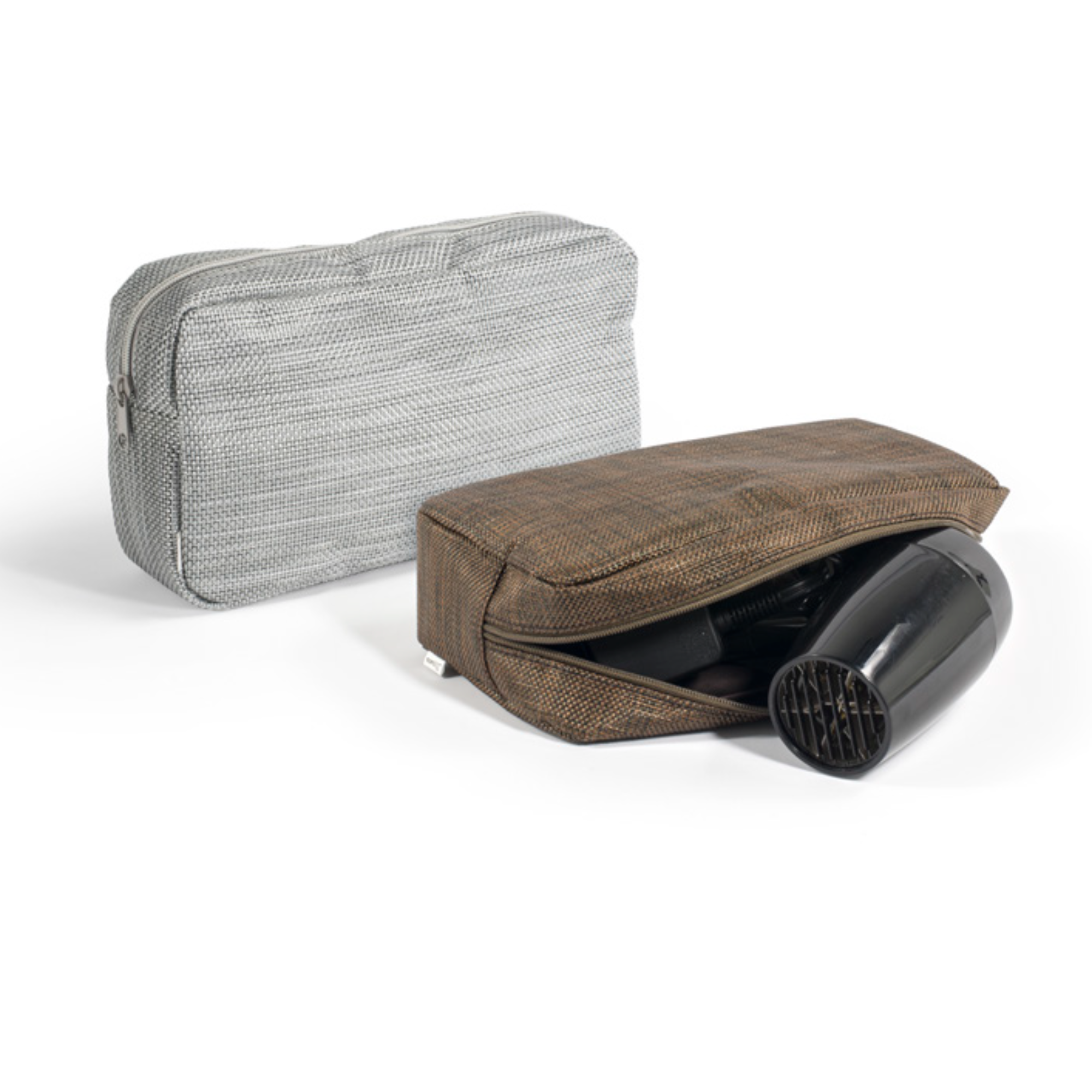 FOH Metroweave Amenity Bag, 12 Count - Premium Travel Toiletry Organizer for Hotels, Gyms & Airports
