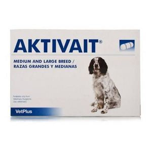 Aktivait Medium & Large Breed Dog Joint Supplement Capsules - 60 Count for Hip & Joint Health - Supports Mobility for Active Dogs
