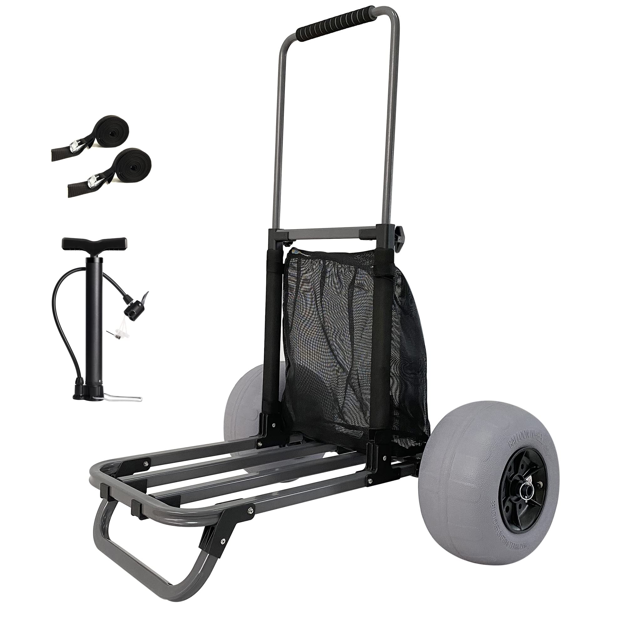 TOURFUN Collapsible Beach Cart with 12