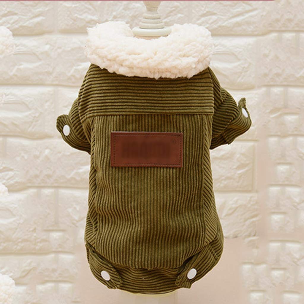 TWDYC Dog Jacket for Small Dogs - Cute Cartoon Pet Coat for Autumn & Winter - Warm Puppy Clothing for Chihuahuas, Yorkies & Tiny Breeds - Perfect for Outdoor Walks & Cold Weather