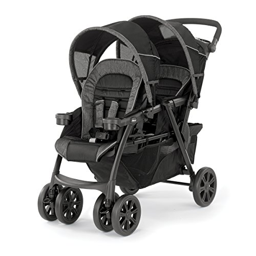Chicco Cortina Together Double Stroller - Lightweight & Compact for Twins or Siblings | Perfect for Shopping, Travel & Daily Walks