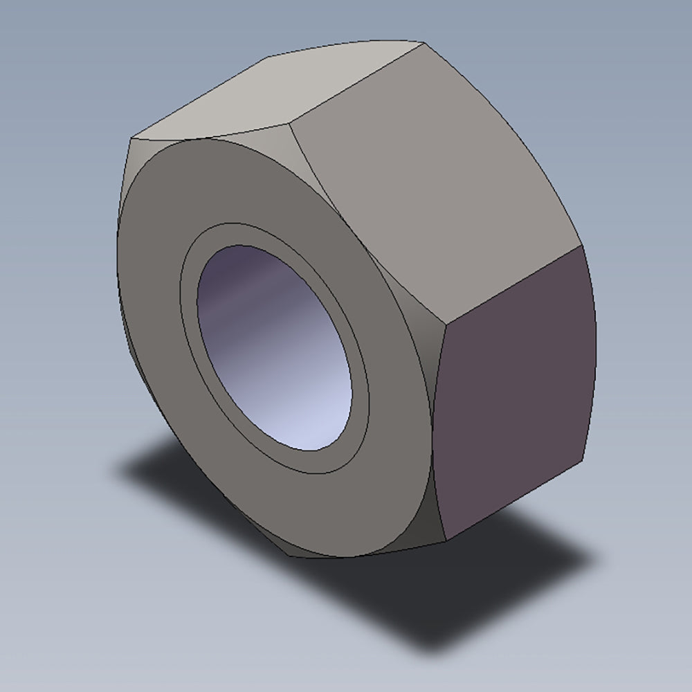 Dc50 34 Hex Nut - High-Quality Stainless Steel Hexagonal Nut for Industrial & Automotive Applications - Perfect for Machinery, Construction, and DIY Projects