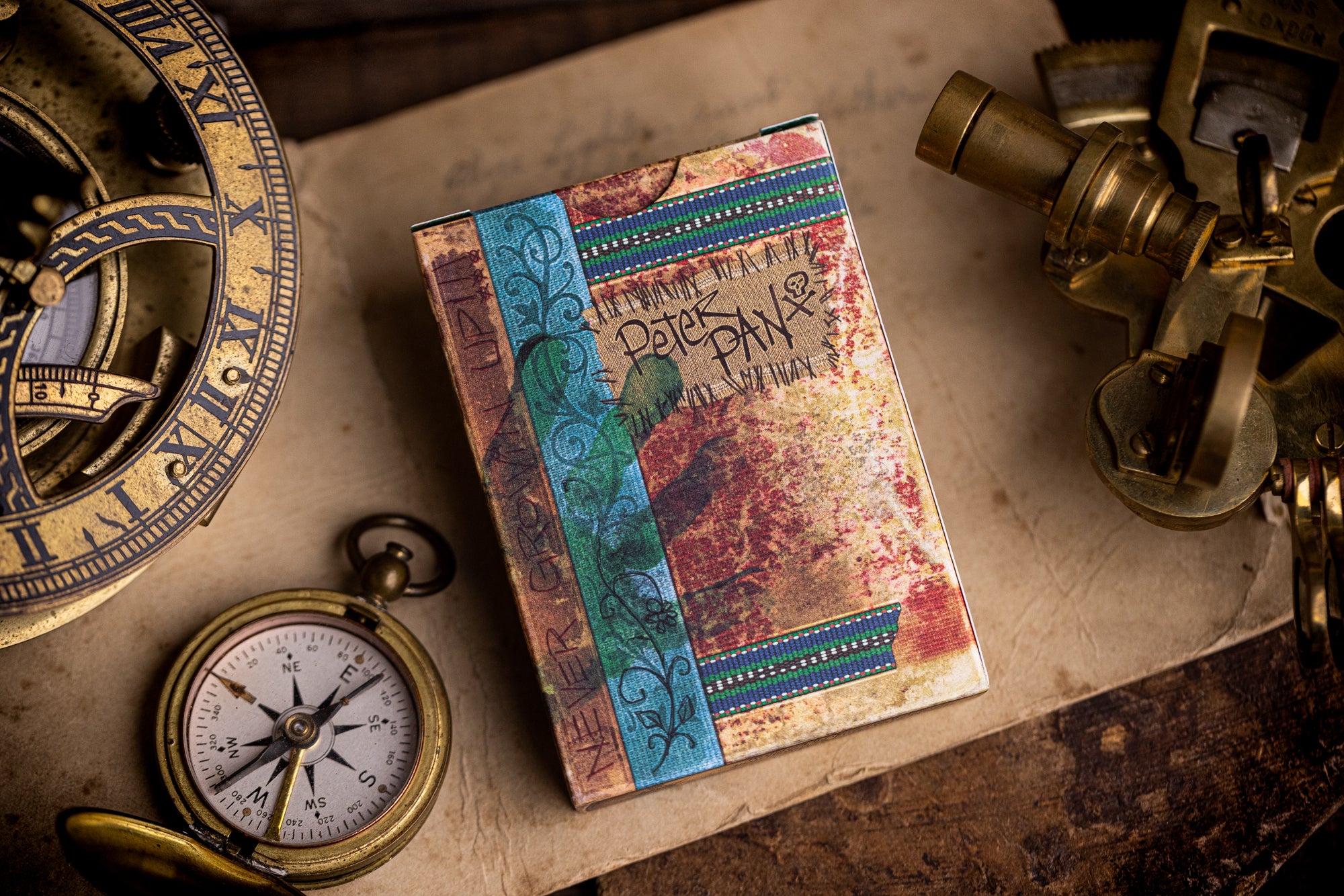 Peter Pan Luxury Playing Cards - Premium Quality Deck for Magic Tricks, Poker & Collectors | Elegant Gift for Game Nights & Card Enthusiasts