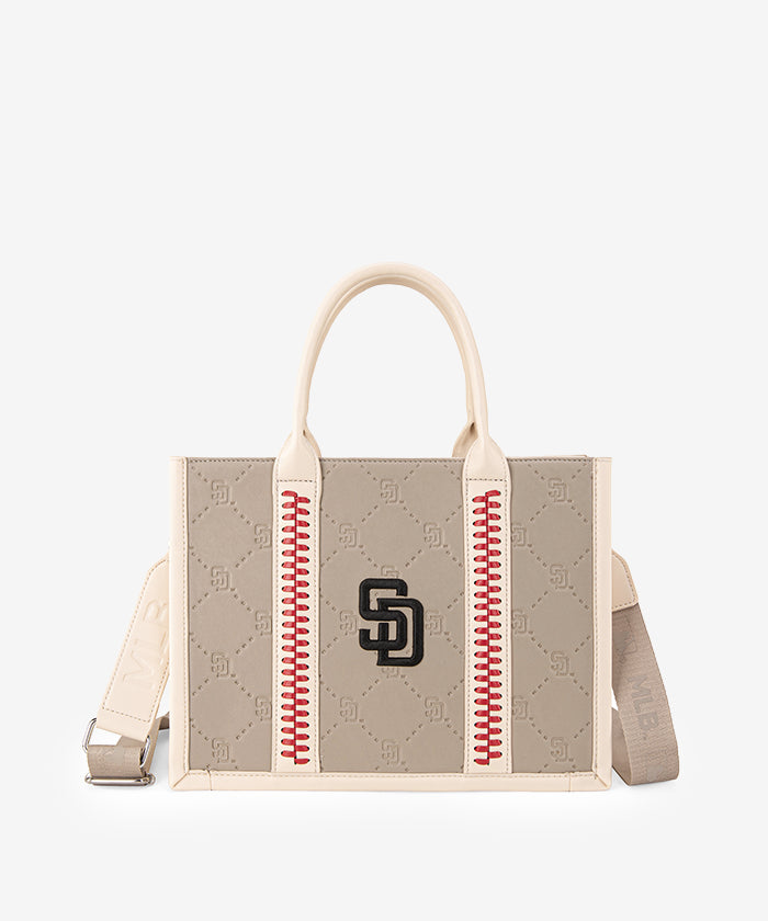 MLB San Diego Padres Tote Bag - Official MLB Licensed Reusable Shopping Bag for Baseball Fans - Perfect for Games, Beach & Grocery Shopping