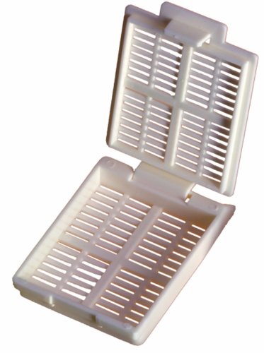 Thomas H-CN395 Tissue Embedding Cassettes with Natural Plastic Lid - Case of 1500 - Ideal for Histology Labs, Pathology Research & Medical Sample Storage