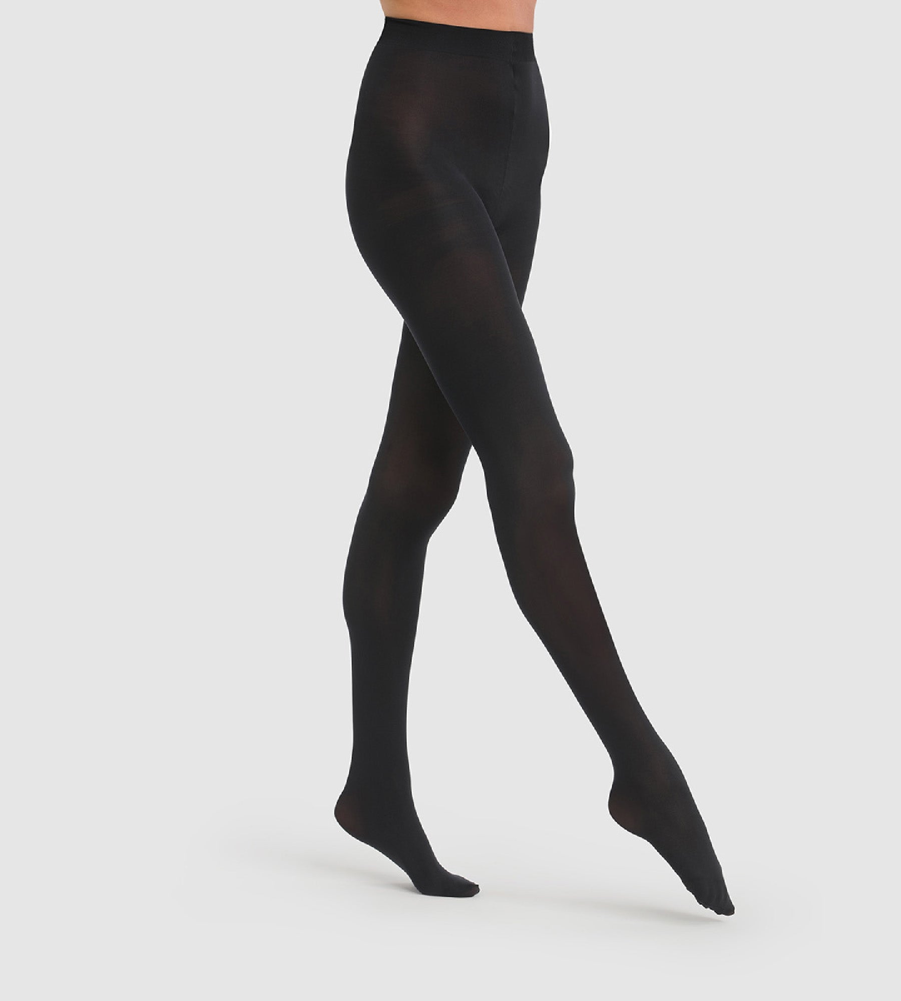 50D Opaque Black Velvet Tights for Women - Comfortable & Stylish Leggings for Everyday Wear, Work, and Casual Outfits