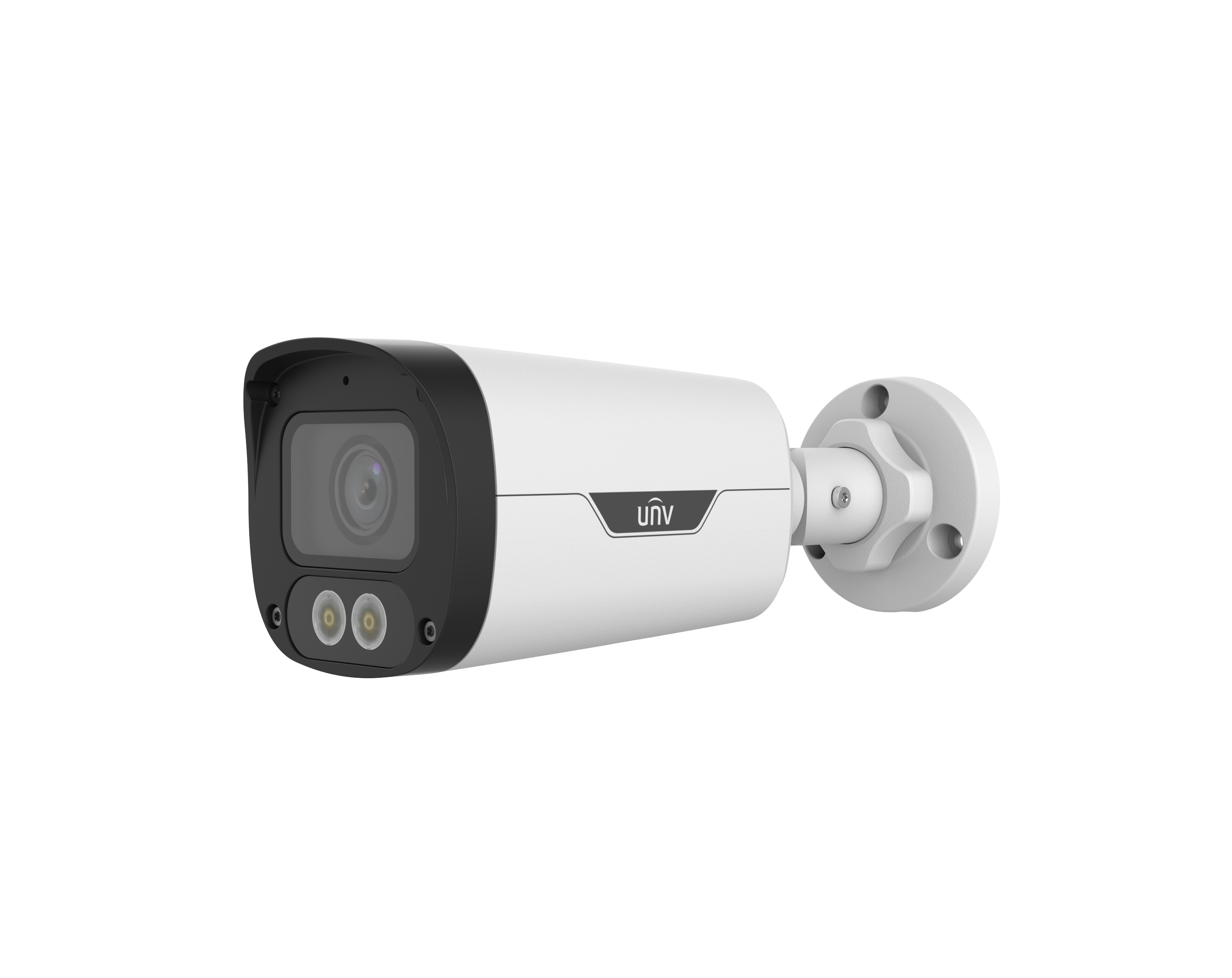 Uniview UAC B134 ADF28MS W 2.8mm 4MP ColorHunter Fixed Warm Light Bullet Analog Camera - Outdoor Security Surveillance for Home & Business