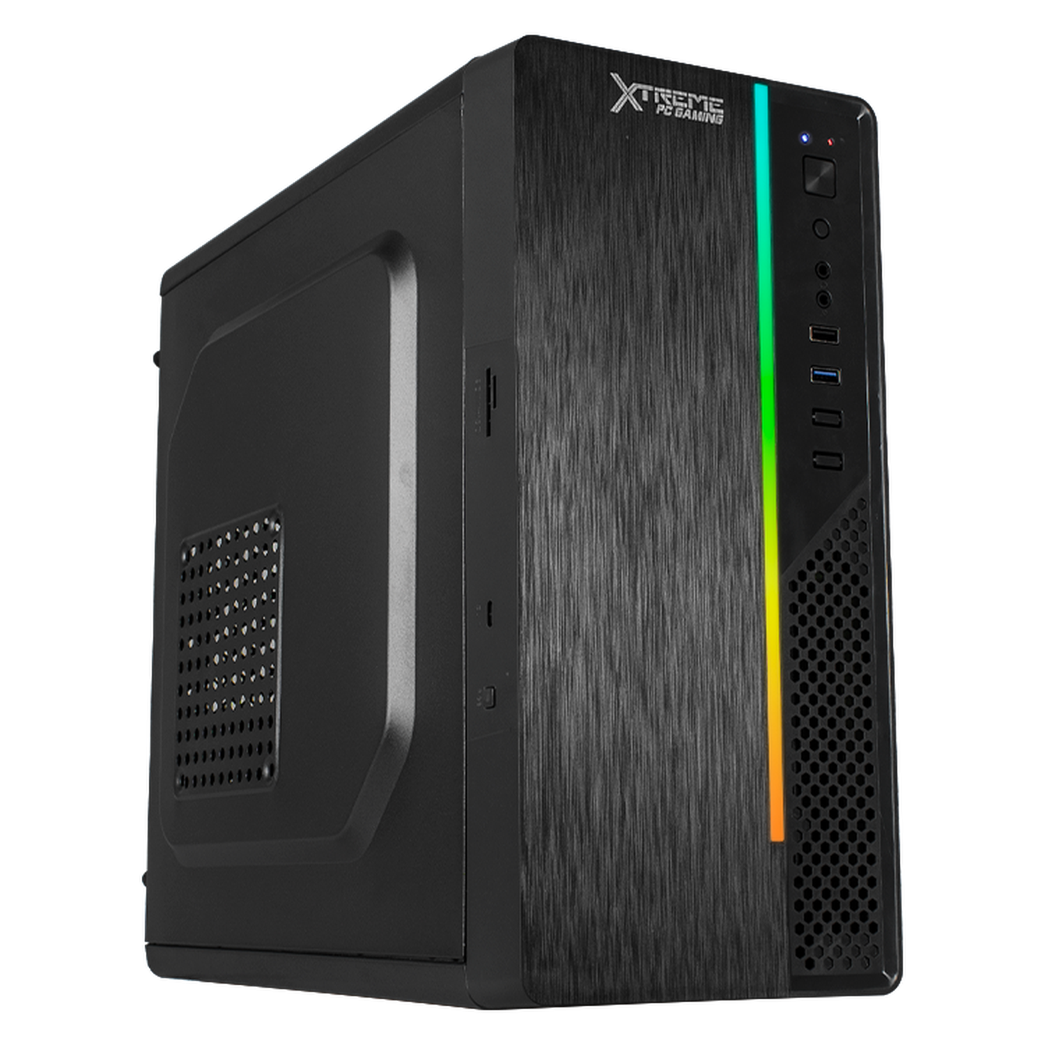 Xtreme PC Gaming Desktop - AMD Ryzen 5 5600G with Radeon Vega 7 Graphics, 16GB RAM, 500GB SSD, WiFi, Black - Perfect for High-Performance Gaming, Streaming & Content Creation