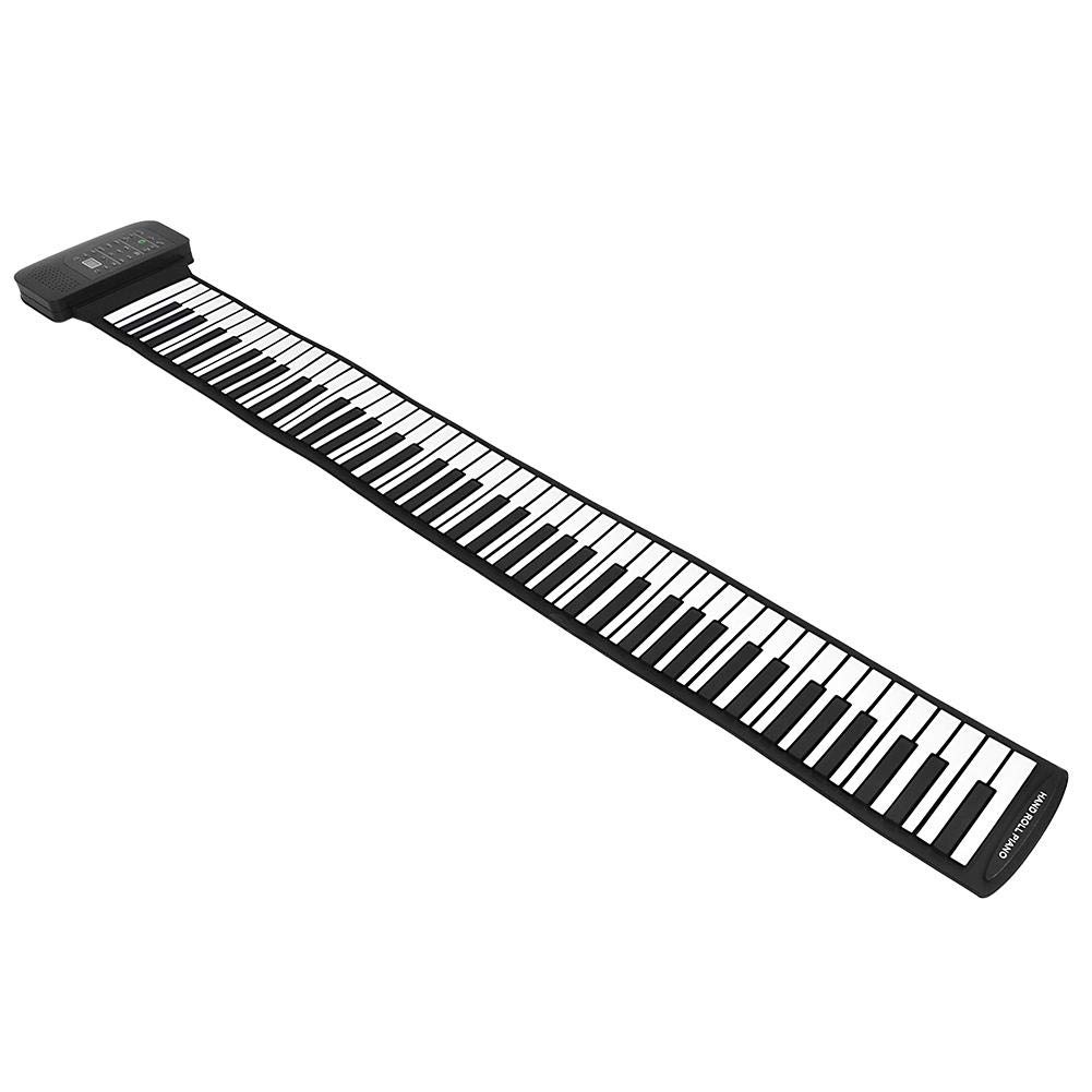 Portable Roll Up Piano Keyboard - 88 Keys Soft Silicone Waterproof Music Keyboard for Beginners, Adults & Kids - Perfect for Music Recording, Editing & Live Performances - Great Gift for Musicians & Music Lovers