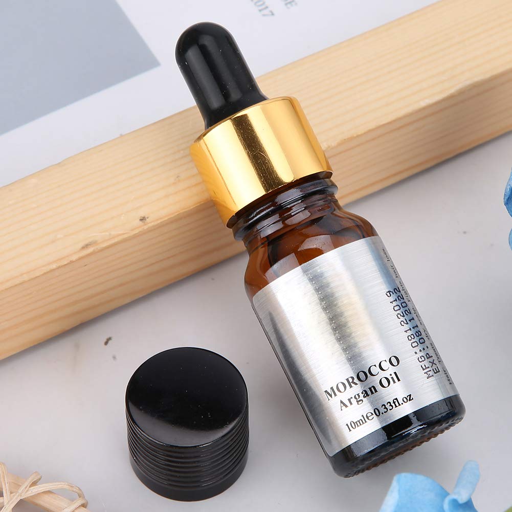 Pure Moroccan Argan Oil for Hair & Scalp Care - 100% Natural Dry Hair Treatment, Split Ends Repair & Hydration - Perfect for Daily Hair Care, Massage & Skin Moisturizing