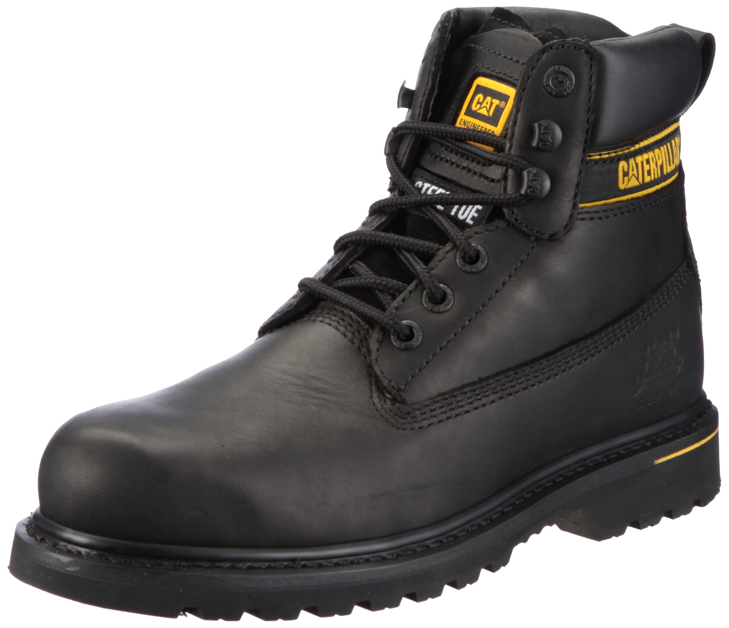CAT Men's Safety Boots - Steel Toe Work Boots for Construction & Industrial Use - Non-Slip, Waterproof & Comfortable for Outdoor Work & Heavy Duty Jobs