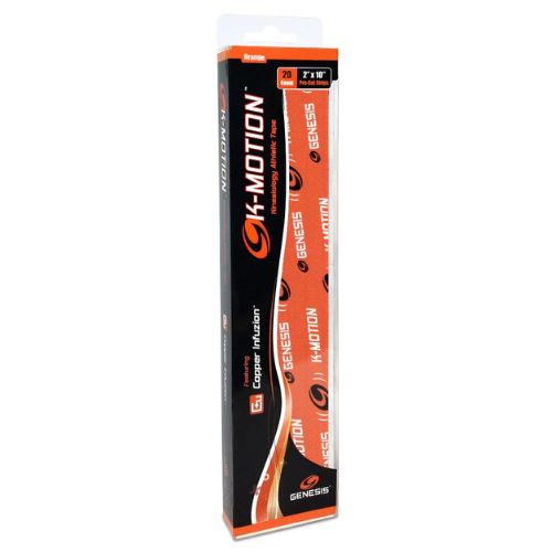 Genesis K Motion Strips Orange - High Visibility Reflective Safety Tape for Running, Cycling & Outdoor Activities | Waterproof Adhesive for Sports Gear, Helmets & Equipment