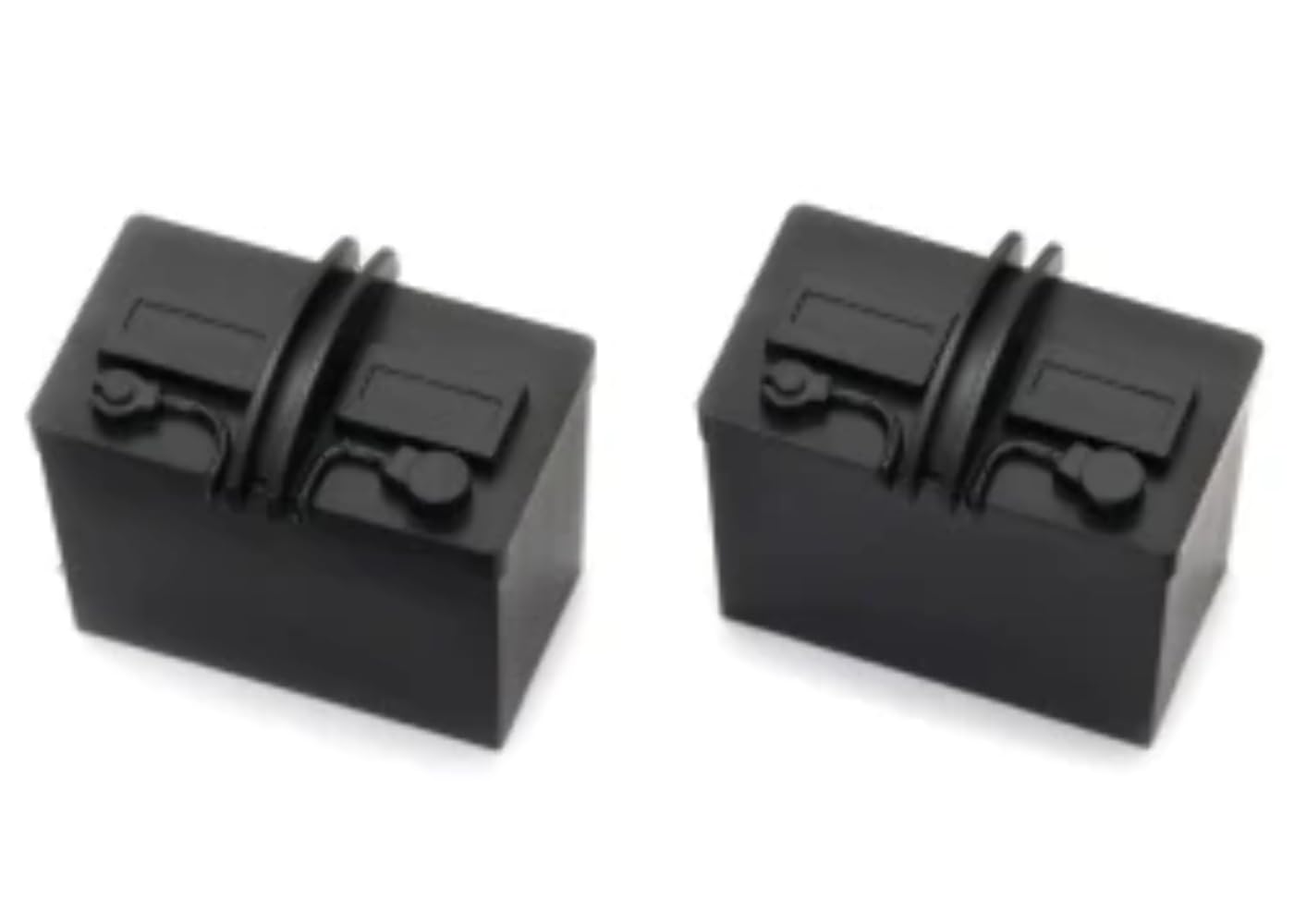 Traxxas TRA8426 High-Performance RC Car Batteries (2-Pack) - Black - Perfect for RC Cars, Trucks, and Drones