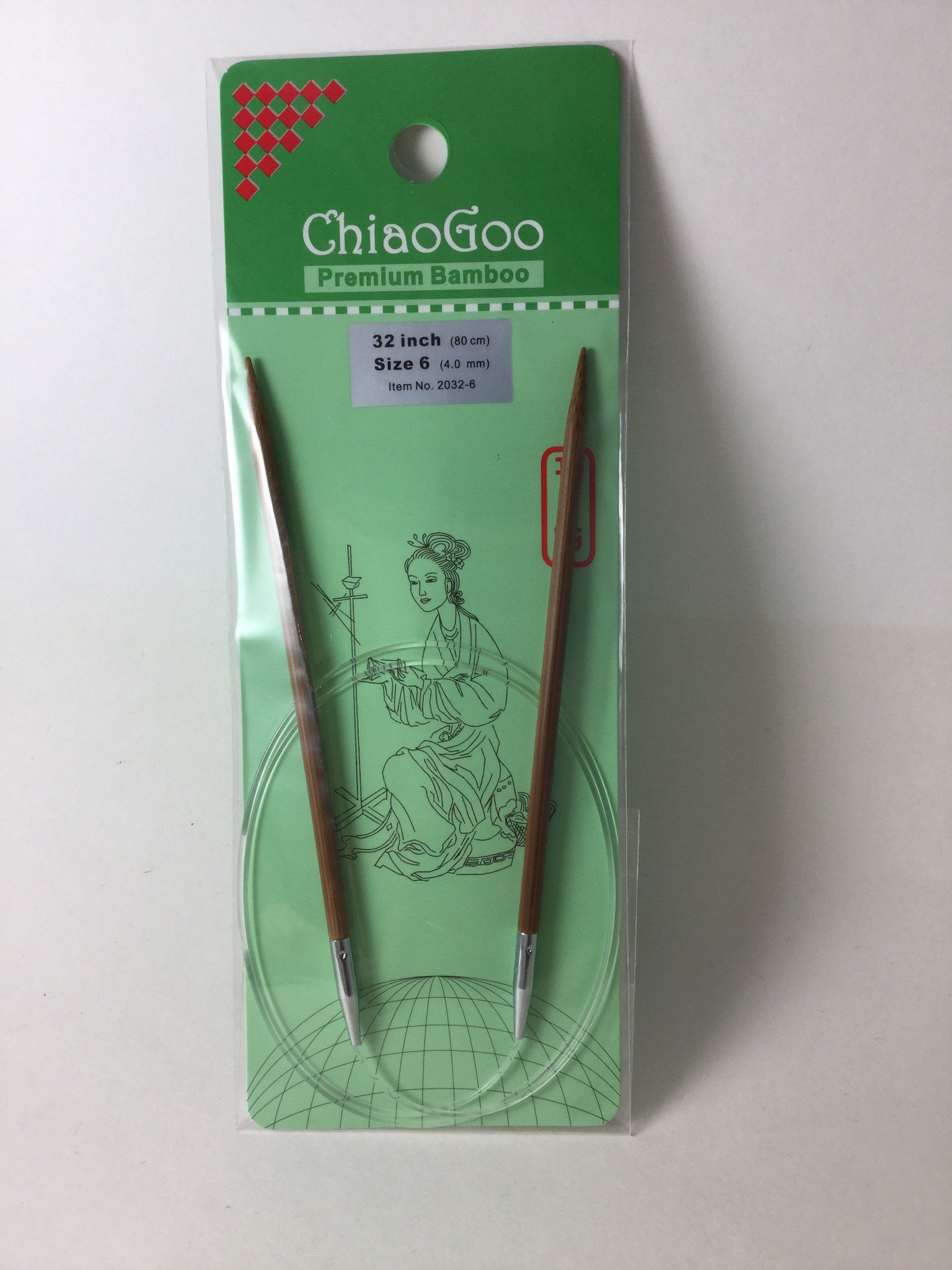 ChiaoGoo 32-Inch Bamboo Circular Knitting Needles for Sweaters, Socks & Hats | Smooth Wooden Knitting Needles for Crochet & Craft Projects