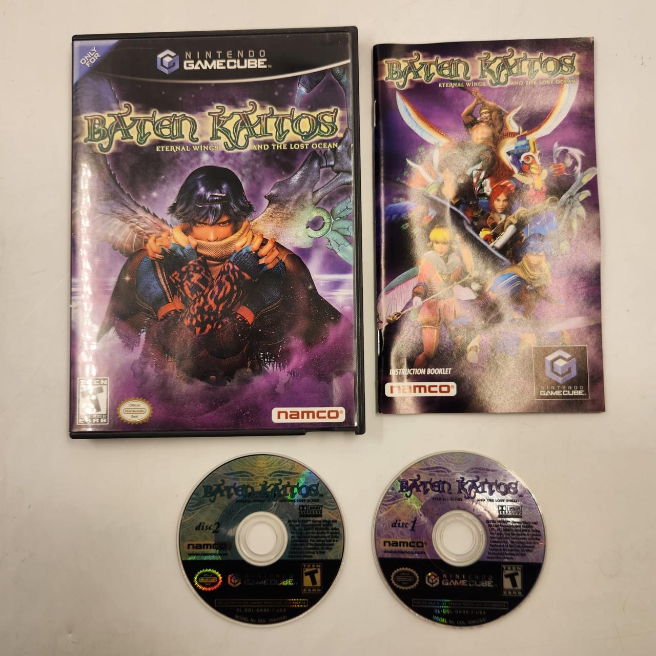 Baten Kaitos Eternal Wings & Lost Ocean - Nintendo GameCube Game with Manual - PAL Version - Perfect for Retro Gaming Collectors & RPG Fans