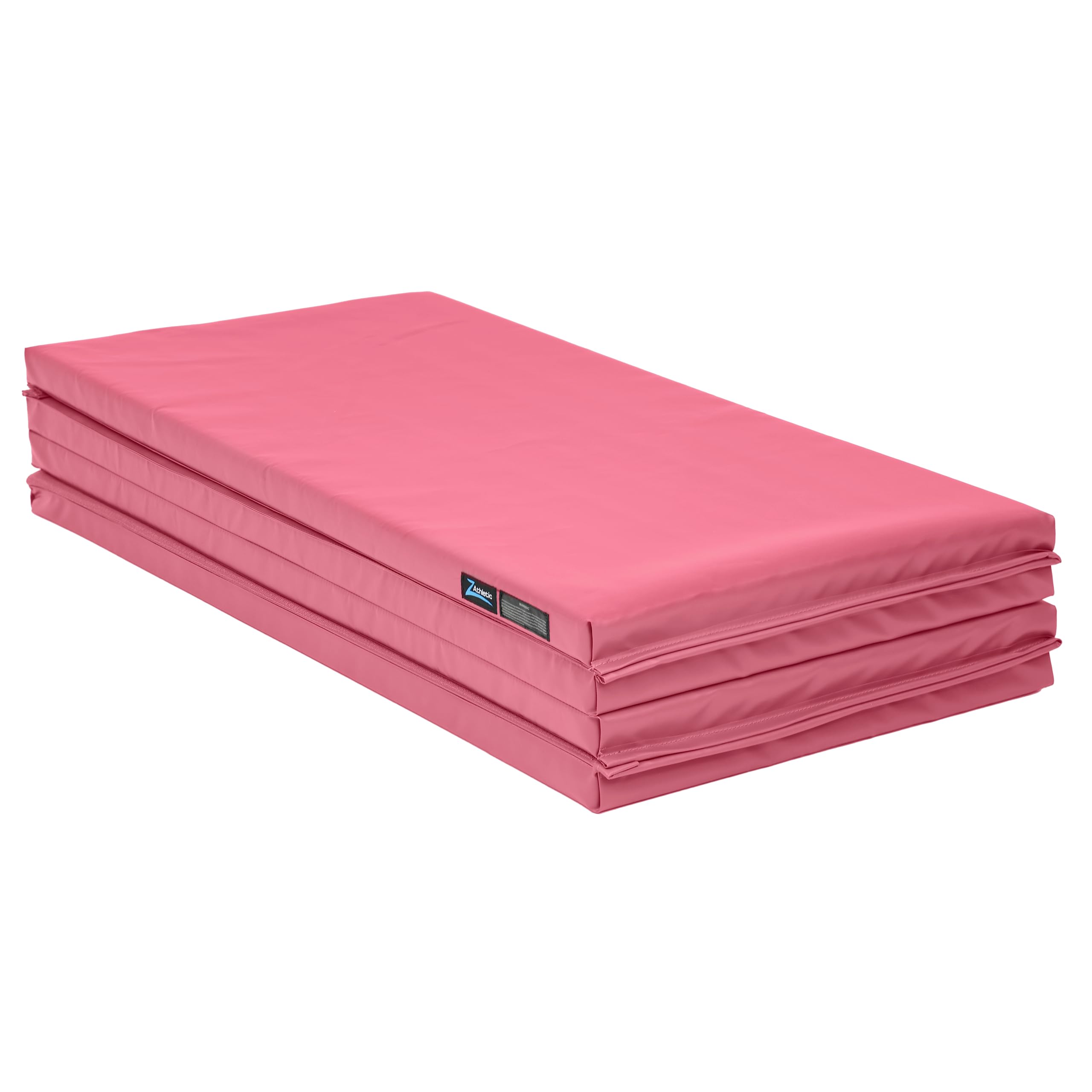 ZAthletic Folding Exercise Mat - Non-Slip Yoga Mat for Home Gym, Pilates & Stretching - Portable Fitness Mat for Workouts, Travel & Outdoor Activities