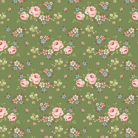 Tilda Winter 130151 Gracie Green Scrapbook Kit - Perfect for DIY Scrapbooking, Memory Keeping, and Handmade Greeting Cards