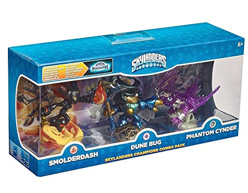 Skylanders Imaginators Classic Champion Triple Pack - Smolderdash, Dune Bug & Cynder | Action Figure Toys for Kids | Perfect for Gaming, Collecting & Interactive Play