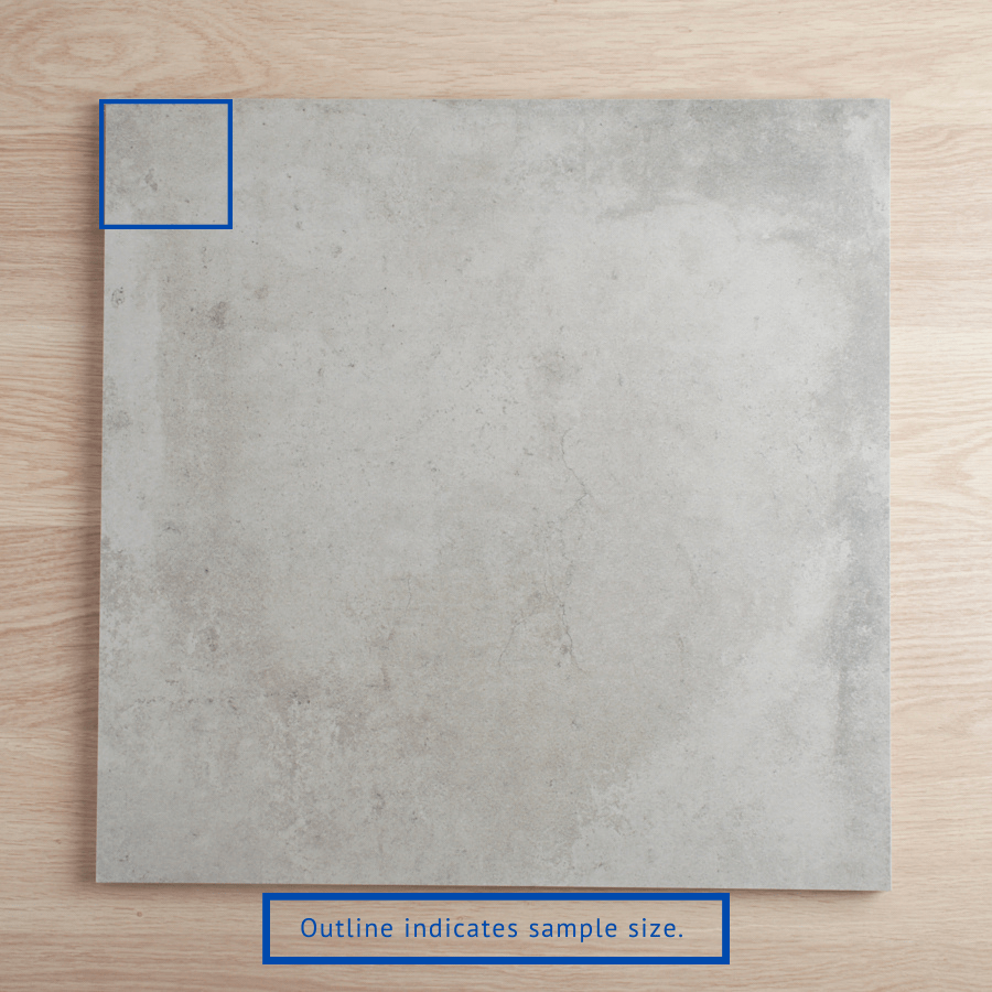 Windsor Matte Grey Concrete Look Tile Sample - Perfect for Kitchen Backsplash, Bathroom Walls & Modern Flooring