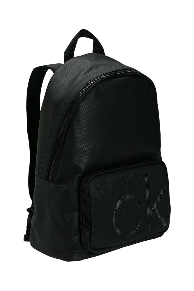 Calvin Klein Logo Backpack for School, Work & Travel - 31x45x17cm Black Unisex Laptop Backpack with Durable Design | Perfect for Students, Office & Daily Commute