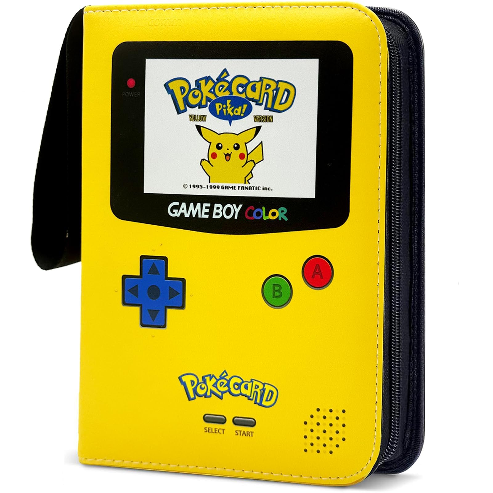 Premium 4-Pocket Trading Card Binder - 440 Pockets Card Storage Album with 55 Protective Sleeves (Yellow) - Perfect for Pokemon, MTG, Yu-Gi-Oh & Sports Card Collectors