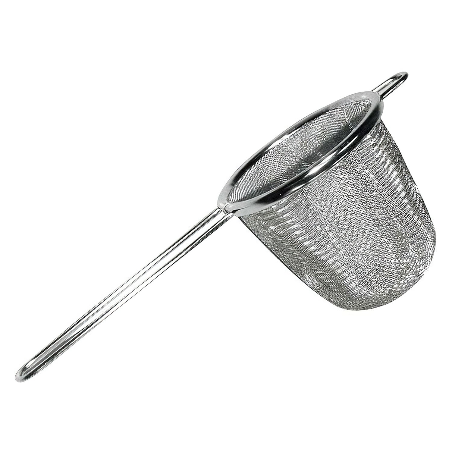 Premium EBM Stainless Steel Tea Strainer - Double Mesh Deep Design for Loose Leaf Tea | Perfect for Tea Pots, Mugs & Travel Infusers | Durable & Easy Clean Tea Filter