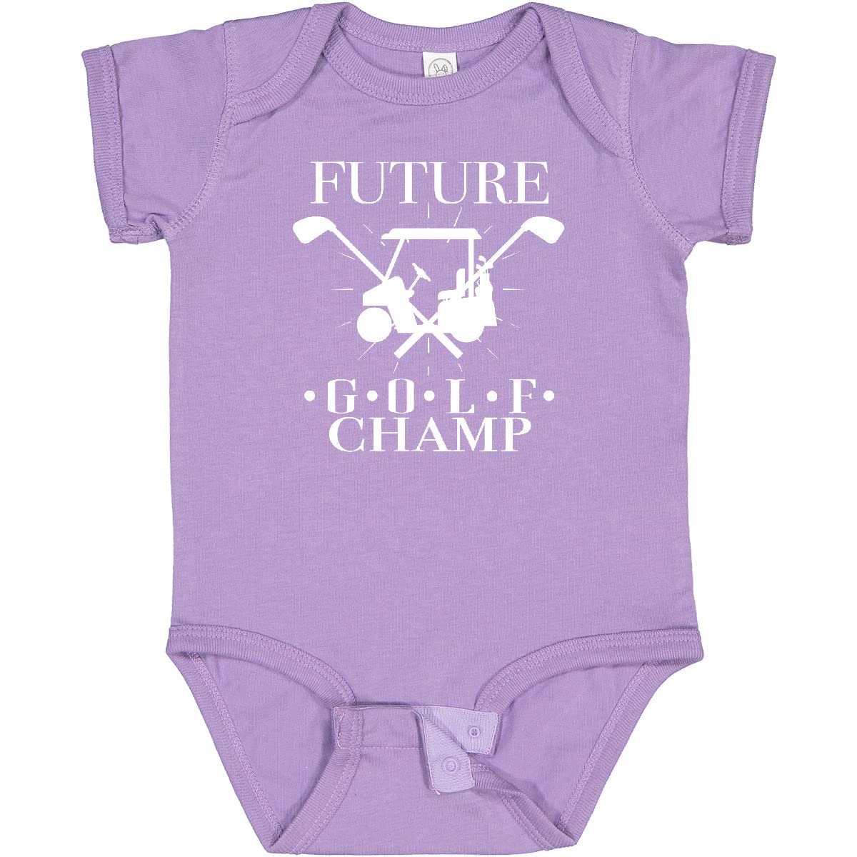 Inktastic Cute Golfing Gift for Baby Girl - Soft Cotton Baby Bodysuit - Perfect for Newborns, Infants & Toddlers - Great for Golf-Themed Parties, Family Outings & Photo Shoots