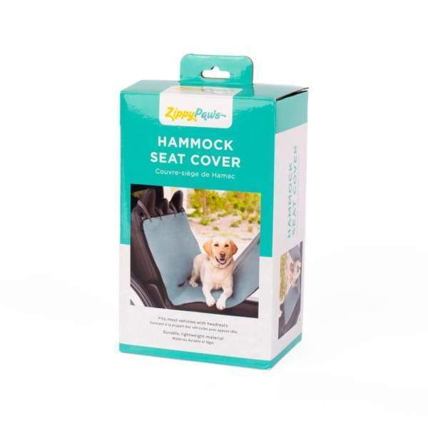 ZippyPaws Adventure Car Hammock for Dogs - Waterproof Pet Seat Cover with Non-Slip Bottom - Perfect for Road Trips & Travel Protection (10% OFF)