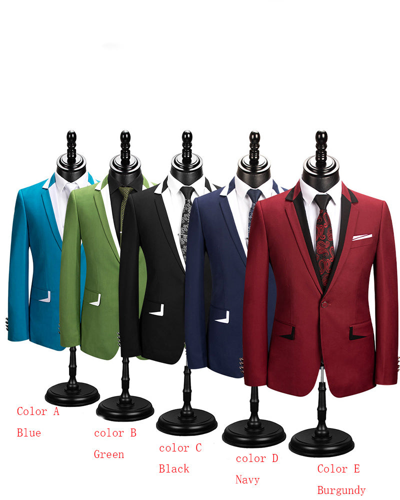 Men's Slim Fit 3-Piece Formal Suit Set - Prom Tuxedo Outfit CB0926 | Wedding, Business & Special Occasion Attire