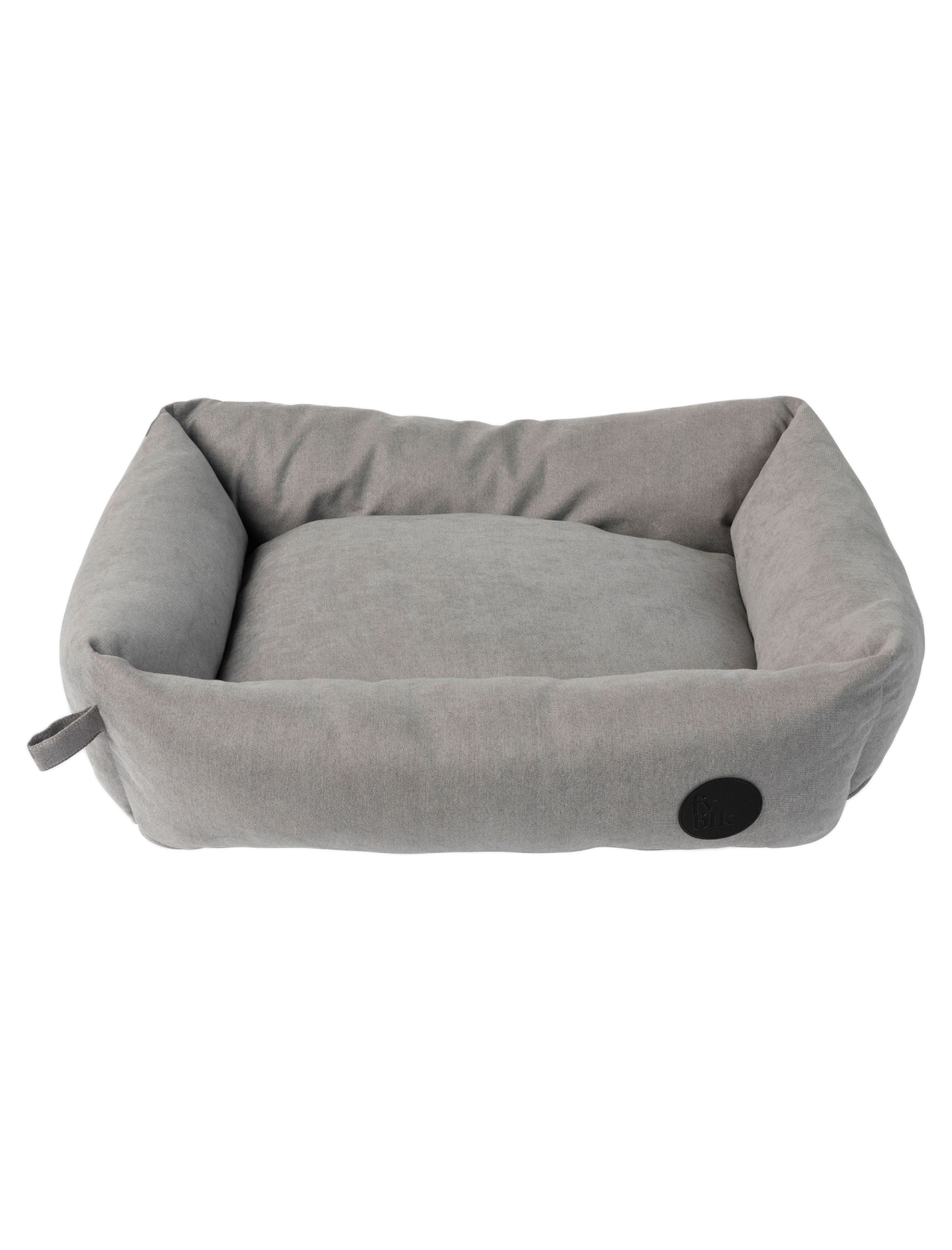 Fuzzyard Plush Orthopedic Dog Bed for Small Medium Large Dogs - Soft Washable Pet Bed with Removable Cover, Stone Grey - Perfect for Living Room, Bedroom & Crate Use