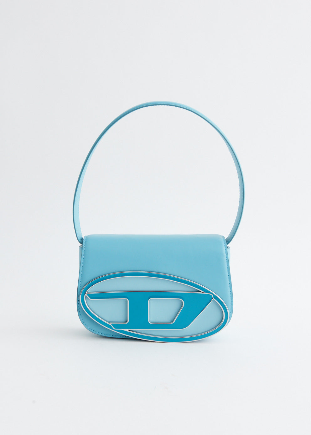 1DR Logo Plaque Shoulder Bag for Women - Stylish Crossbody Purse with Metal Brand Plate - Perfect for Work, Travel & Everyday Use