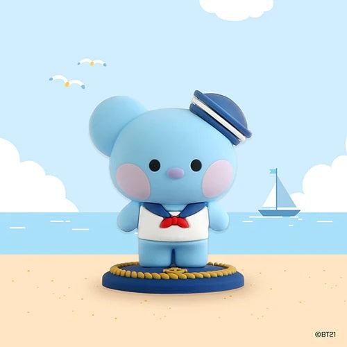 BT21 Mini Figure Marine Koya - Cute Collectible Character for BTS Fans | Perfect for Home Decor, Office Desk, and Gift Giving