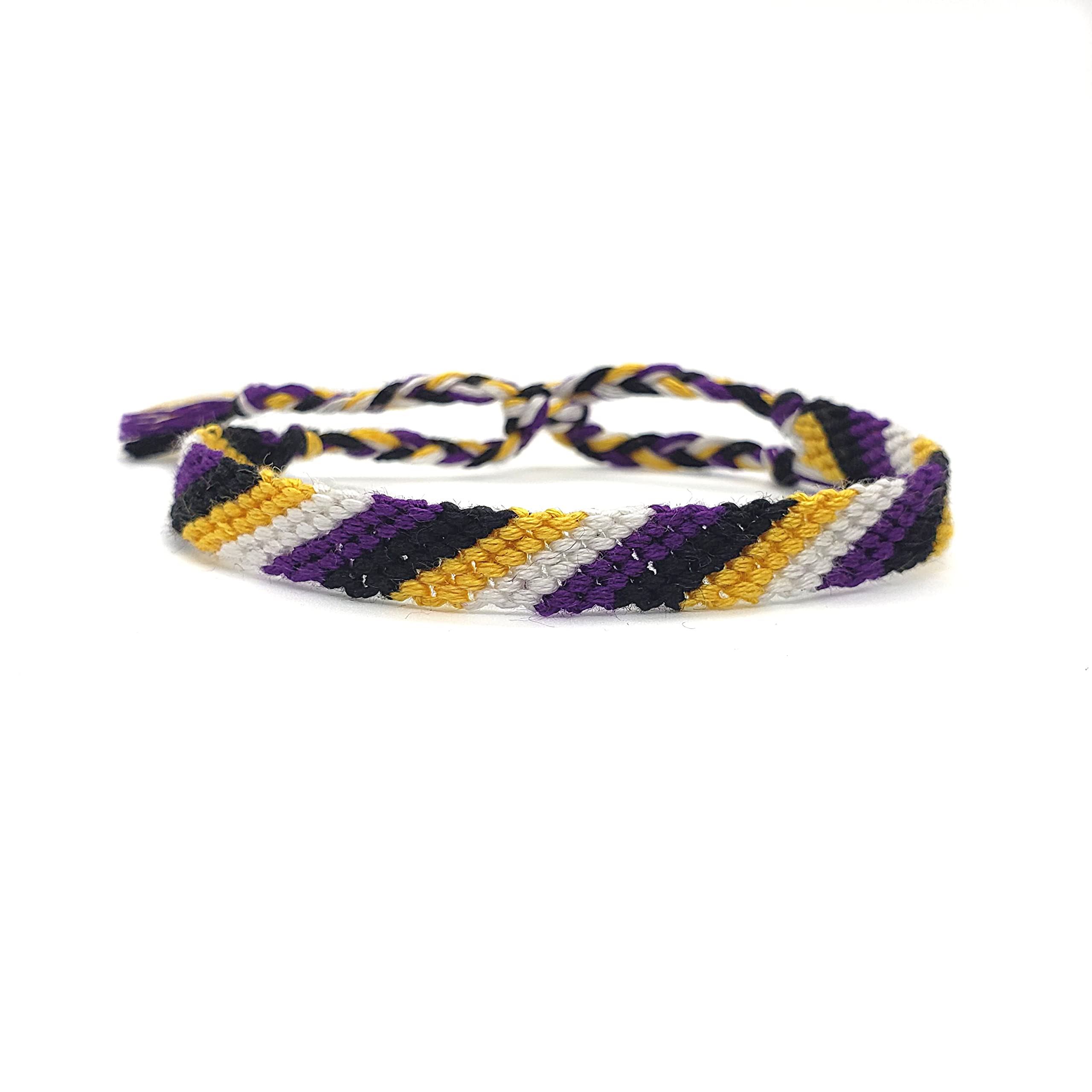 Hand Woven Nonbinary Pride Anklet & Bracelet Set - LGBTQ+ Rainbow Accessories for Everyday Wear, Festivals & Pride Events