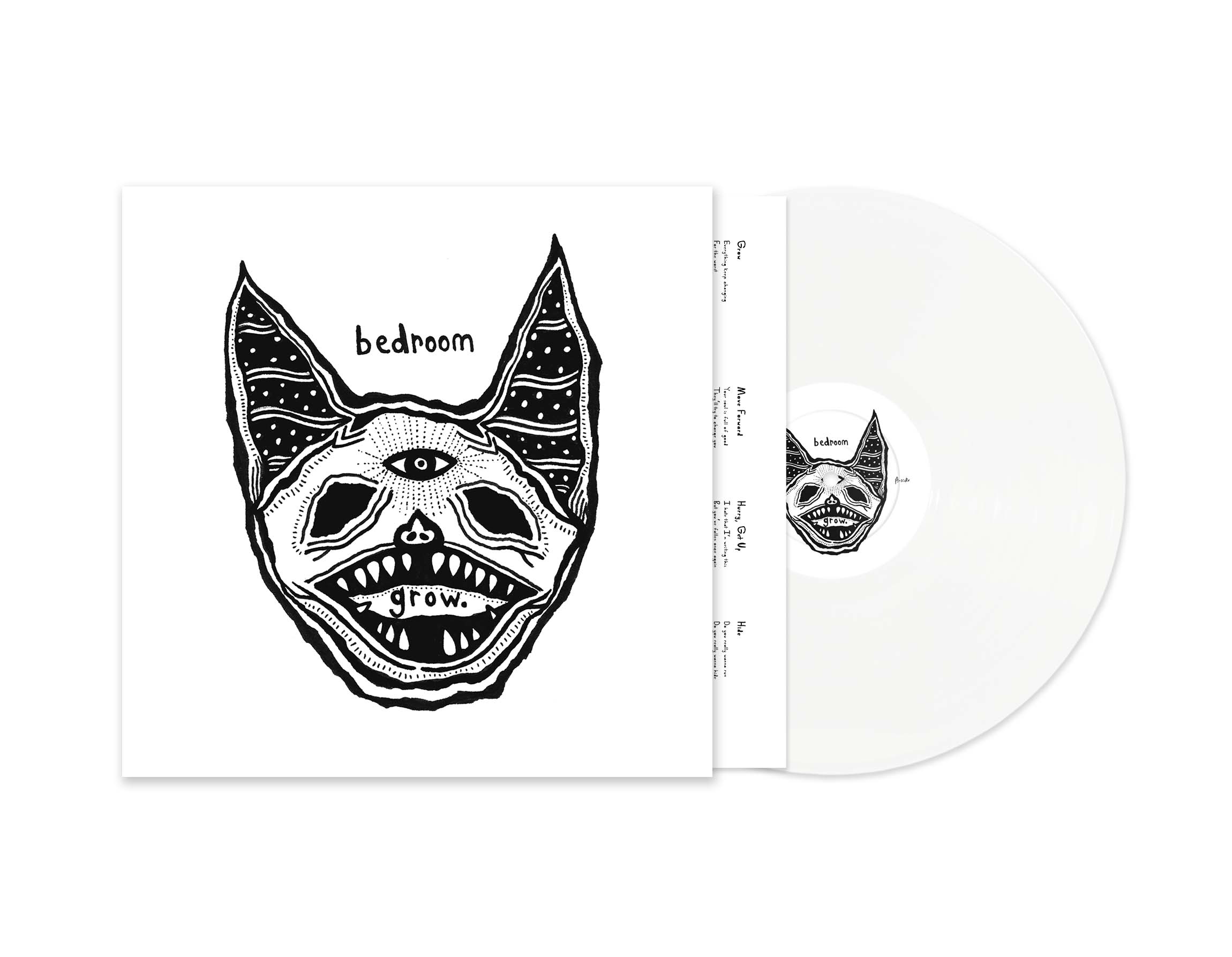 Grow White Vinyl Record - Bedroom Indie Pop Album for Relaxation & Study Music