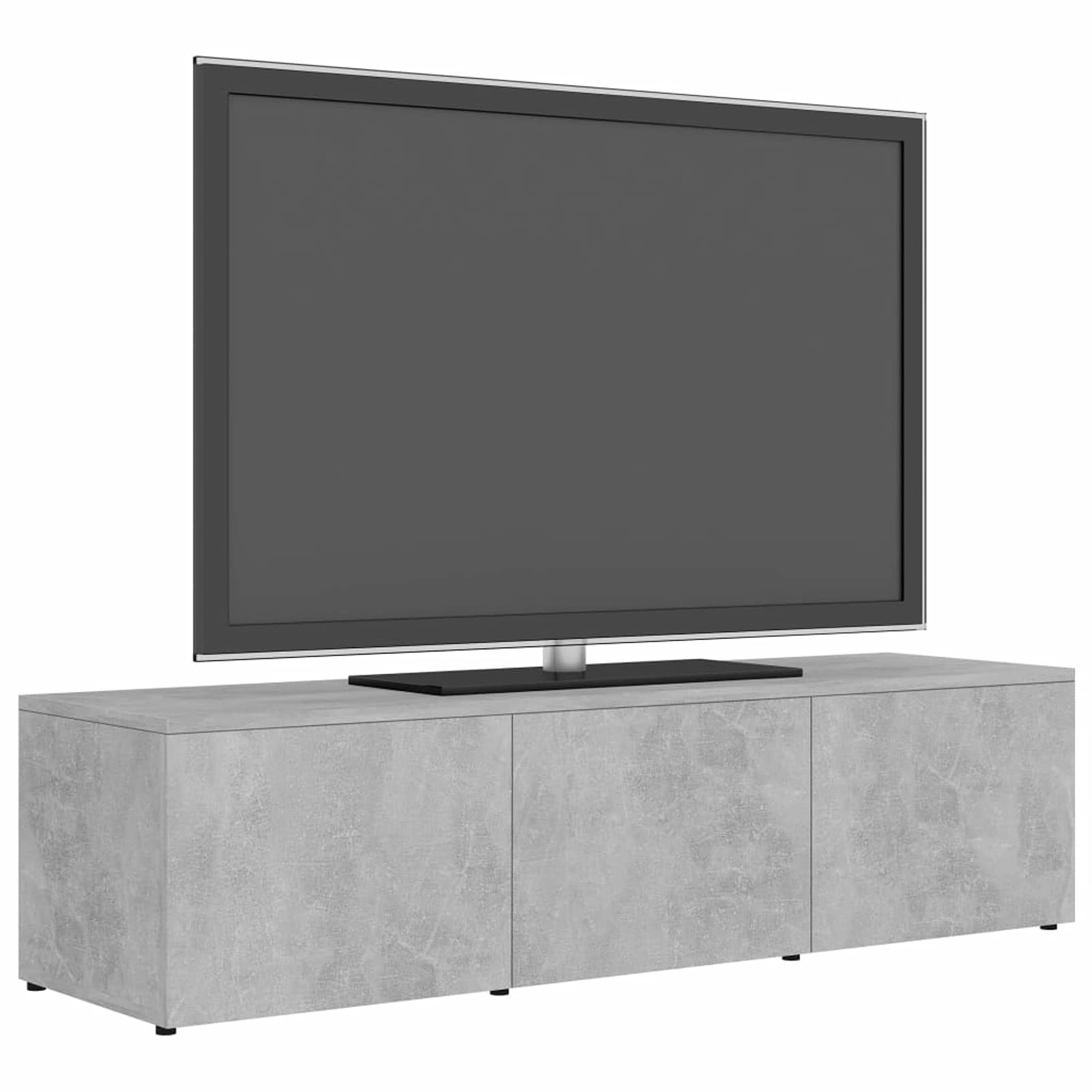 Concrete Gray TV Stand for Gaming Console - 47.2
