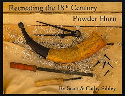18th Century Style Powder Horn - Authentic Replica for Historical Reenactments, Hunting & Outdoor Adventures