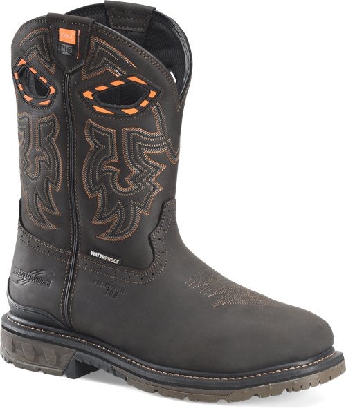 Double H PH5011 Waterproof Composite Toe Work Boots - Durable Safety Shoes for Construction, Farming & Outdoor Work - Slip Resistant & Comfortable for All-Day Wear