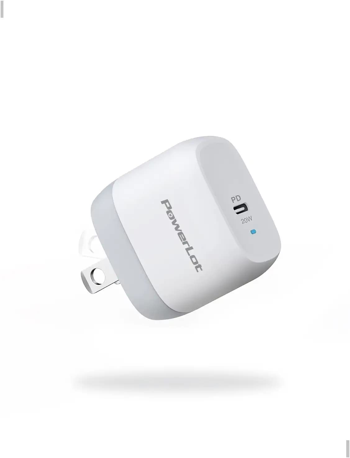 20W USB C Wall Charger Fast PD Charger Block - Compact GaN II Foldable Power Adapter for iPhone 14/13/12, iPad Pro, AirPods Pro, Apple Watch 8/7/SE | Perfect for Travel, Home & Office Use