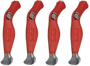 Roberts Carpet Tools Cut and Jam Carpet Knife 10-220 (4-Pack) - Heavy Duty Carpet Cutting Utility Knife for Professional Installers & DIY Home Projects