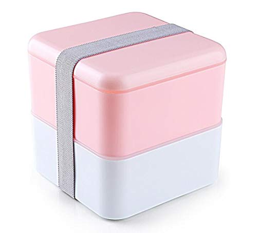 1200ml Double Layer Insulated Lunch Box - Large Capacity Microwave Safe Bento Box for Office, School & Picnic - Durable Reusable Food Container for Meals & Snacks