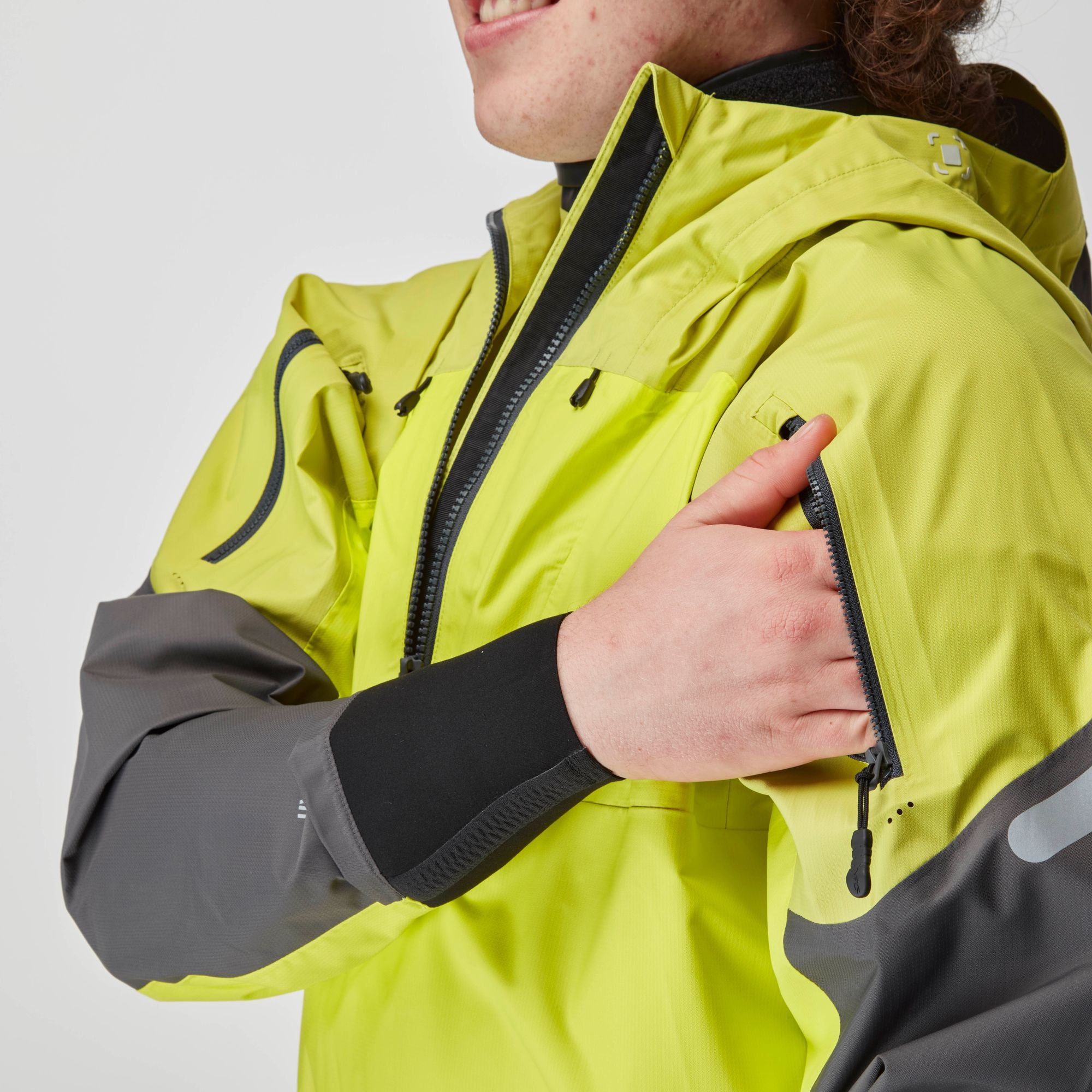 NRS Riptide Men's Paddling Jacket - Waterproof & Breathable Kayak Fishing Jacket for Outdoor Adventures - Perfect for Kayaking, Canoeing, and Water Sports