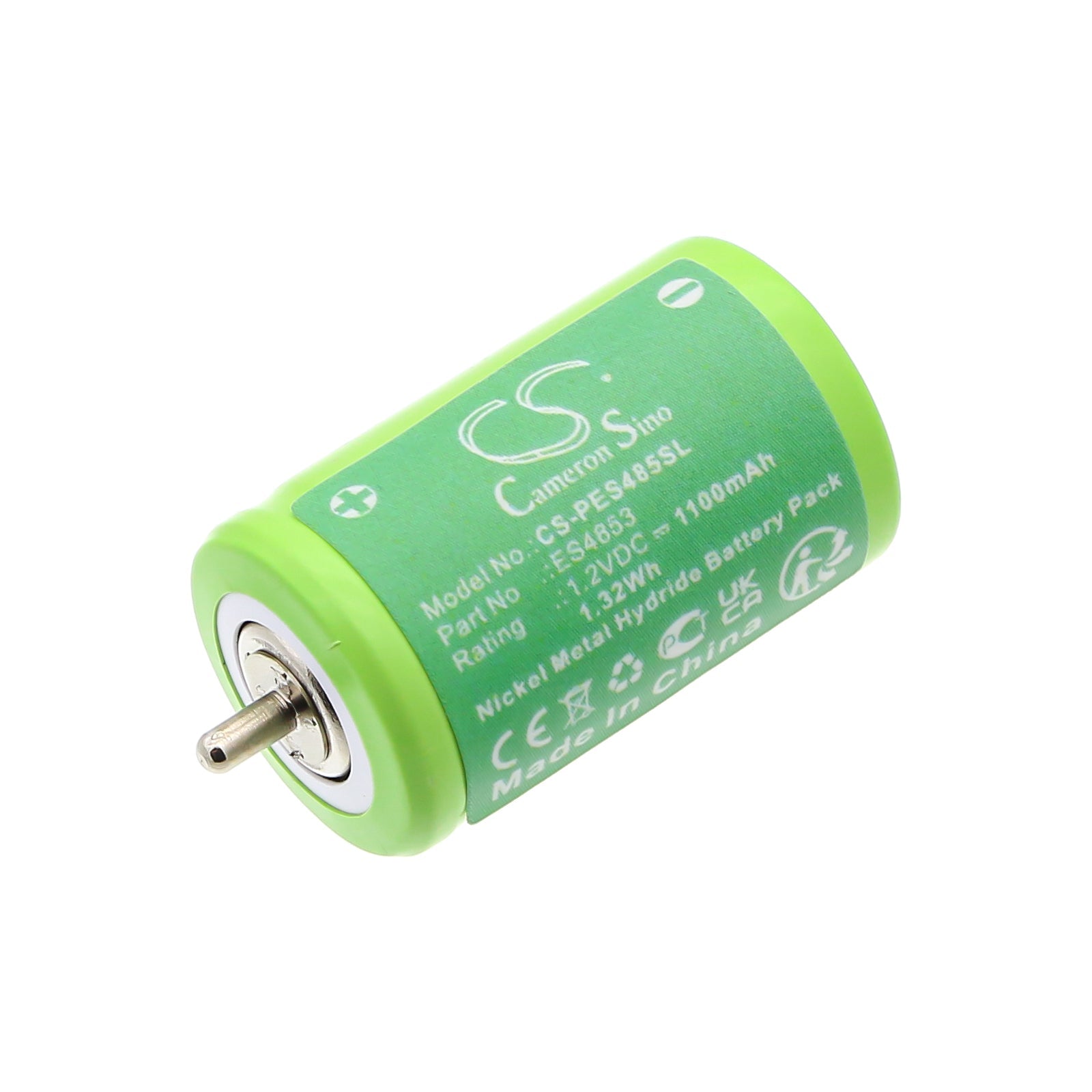 Rechargeable 1.2V NiMH Shaver Battery 1100mAh for Panasonic ES4853 ES4853S - Replacement Battery for Electric Shavers & Grooming Tools - Perfect for Home, Travel, and Daily Shaving Needs
