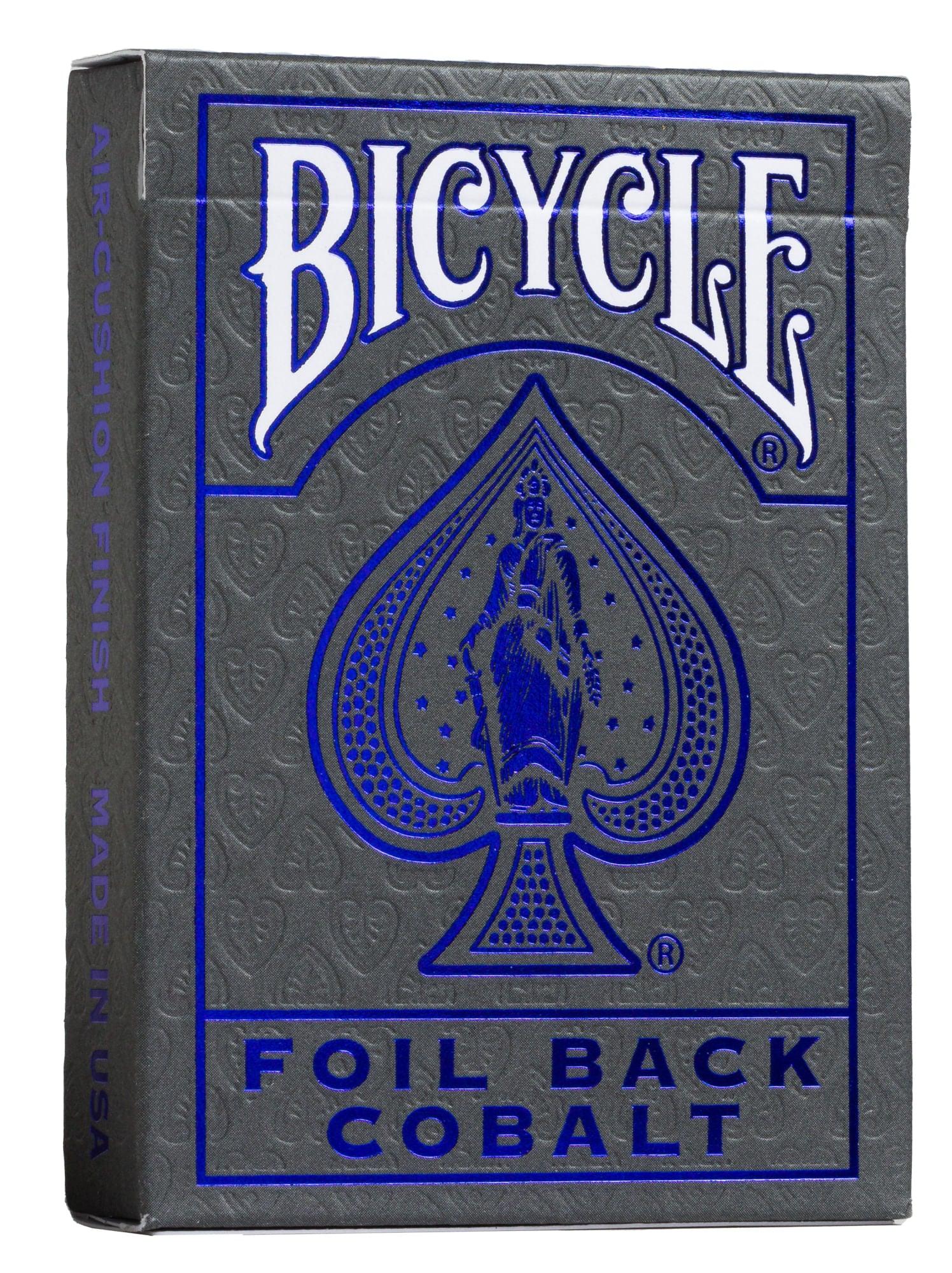 Premium Bicycle Metalluxe Cobalt Rider Back Playing Cards - Blue Deck for Poker, Magic Tricks & Card Games | Casino Quality, Durable & Stylish Design