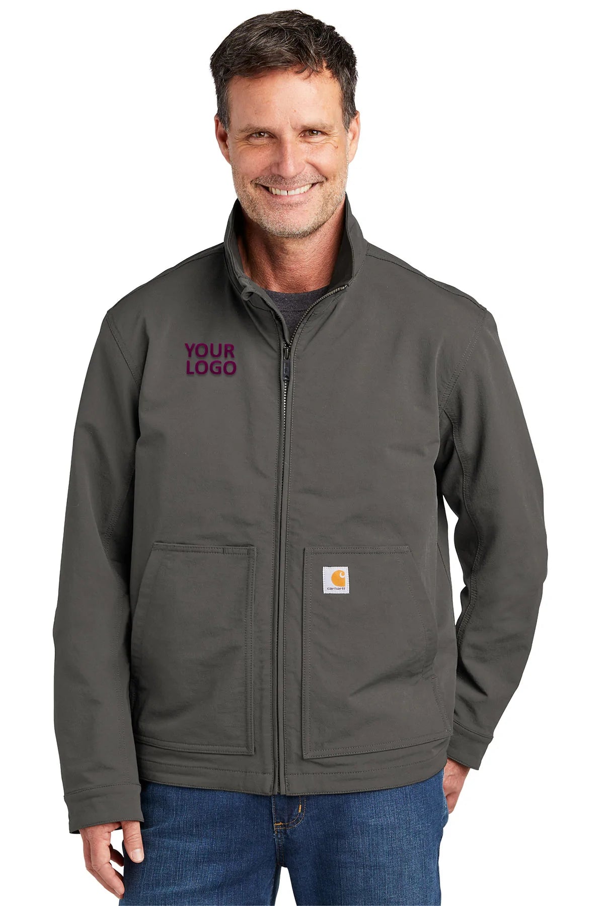 Carhartt Super Dux Soft Shell Jacket for Men - Waterproof Windproof Work Jacket - Durable Outdoor Workwear for Construction, Hiking & Winter Activities