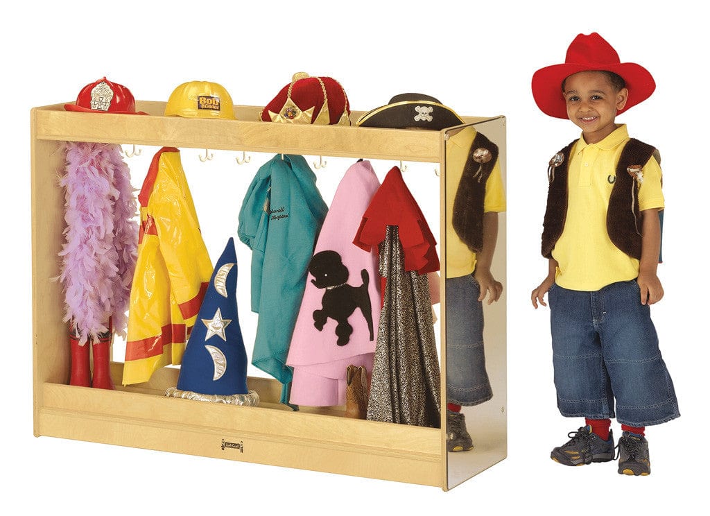 Jonti Craft Large Dress Up Island Costume Storage Organizer - Perfect for Kids' Playroom, Theater Costumes & Dress-Up Party Organization