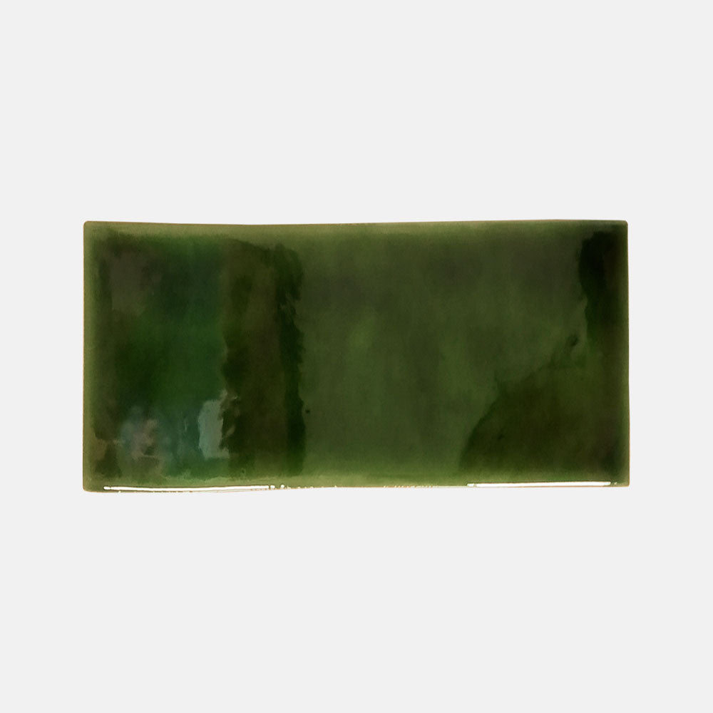 Premium Barcelona Urano Green 65X130 Glossy Ceramic Subway Tile - Perfect for Kitchen Backsplash, Bathroom Walls & Modern Interior Design