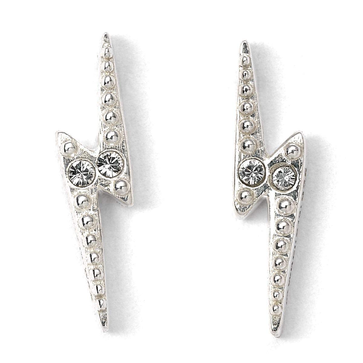 Harry Potter Lightning Bolt Earrings with Swarovski Crystals - Perfect Gift for Fans