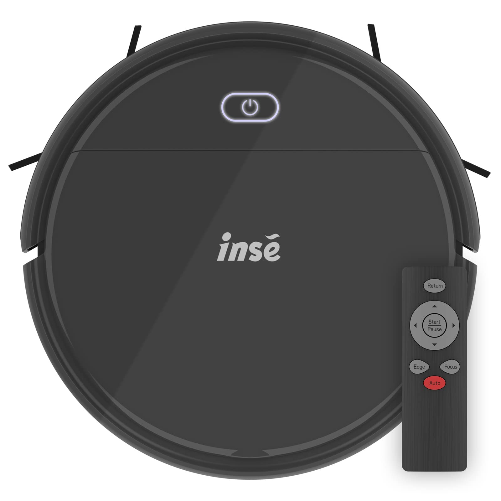 INSE 2000Pa Robot Vacuum Cleaner with Detachable Mop, Smart Navigation, Tangle-Free & Self-Charging - Ideal for Pet Hair, Hard Floors & Home Cleaning - Perfect for Daily Housekeeping and Busy Lifestyles