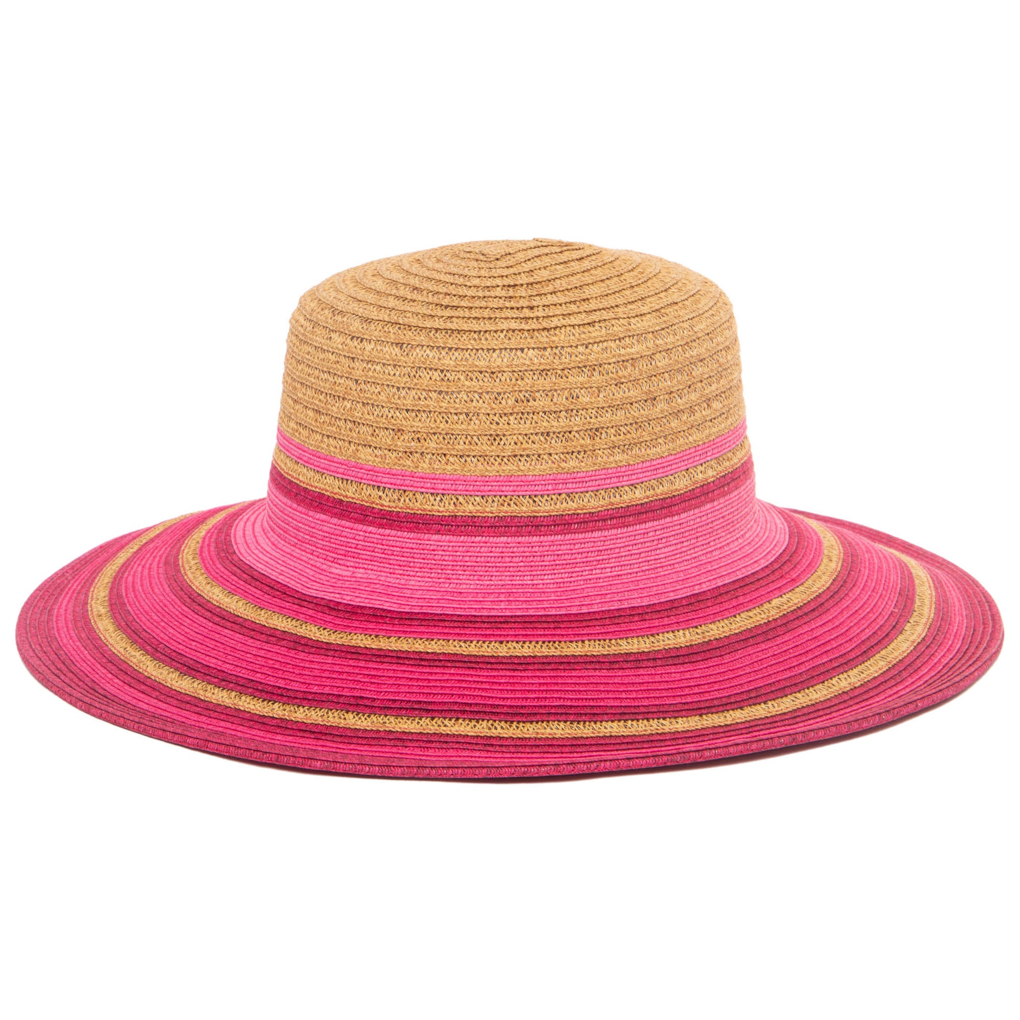 Trina Turk Tuscany Sun Hat (TTT1028) - UPF 50+ Wide Brim Straw Hat for Women, Beach Vacation & Summer Outdoor Activities